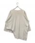ISSEY MIYAKE (イッセイミヤケ) アシンメトリーニット グレー サイズ:SIZE 2：13000円