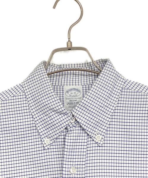 BROOKS BROTHERS（ブルックスブラザーズ）BROOKS BROTHERS (ブルックスブラザーズ) チェックBDシャツ ブルー サイズ:35の古着・服飾アイテム