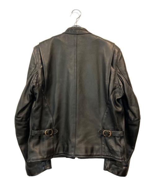 VANSON（バンソン）VANSON (バンソン) シングルライダースジャケット ブラック サイズ:42の古着・服飾アイテム