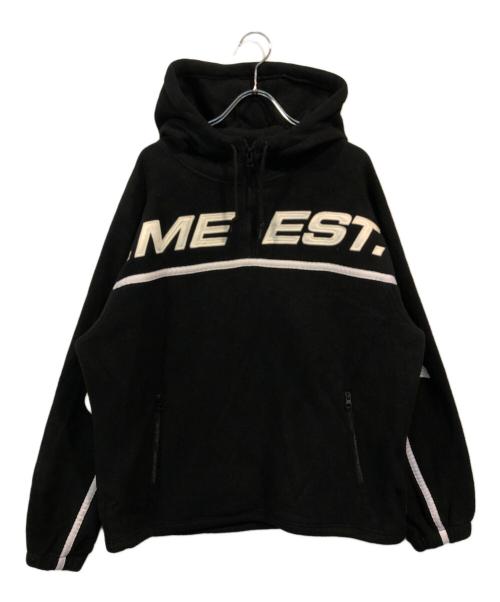 SUPREME（シュプリーム）Supreme (シュプリーム) ポーラーテックハーフジップフーデッドスウェット ブラック サイズ:SIZE Mの古着・服飾アイテム