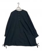 mizuiro-indミズイロインド）の古着「ブラウスワンピース」｜ブラック