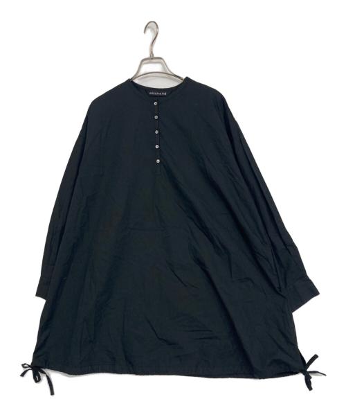 mizuiro-ind（ミズイロインド）mizuiro-ind (ミズイロインド) ブラウスワンピース ブラック サイズ:表記無しの古着・服飾アイテム