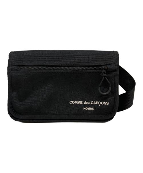 COMME des GARCONS HOMME（コムデギャルソン オム）COMME des GARCONS HOMME (コムデギャルソン オム) コーデュラナイロン ショルダーバッグ ブラックの古着・服飾アイテム