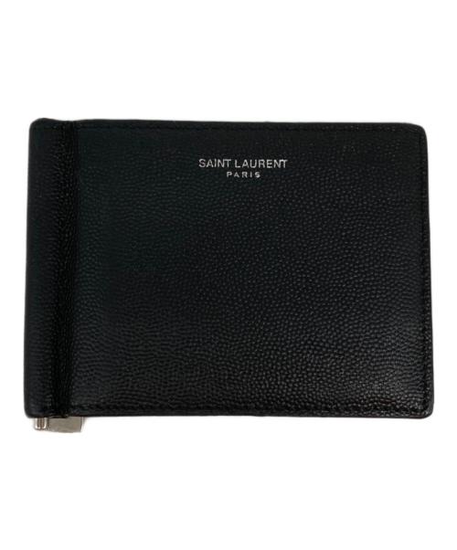 Saint Laurent Paris（サンローランパリ）Saint Laurent Paris (サンローランパリ) マネークリップ ブラックの古着・服飾アイテム