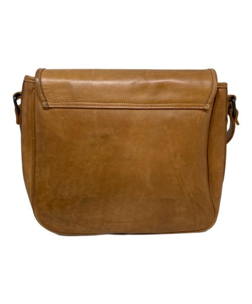 RRL（ダブルアールエル）RRL (ダブルアールエル) イーグル刺繍レザーショルダーバッグ ブラウンの古着・服飾アイテム