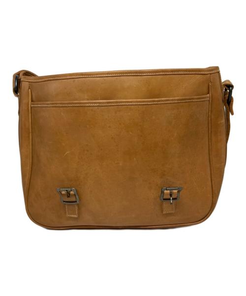 RRL（ダブルアールエル）RRL (ダブルアールエル) イーグル刺繍レザーショルダーバッグ ブラウンの古着・服飾アイテム