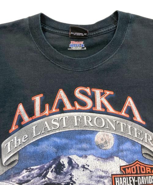 HARLEY-DAVIDSON（ハーレーダビッドソン）HARLEY-DAVIDSON (ハーレーダビッドソン) 00sプリントTシャツ ブラック サイズ:Lの古着・服飾アイテム