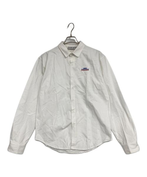 BlackEyePatch（ブラックアイパッチ）BlackEyePatch (ブラックアイパッチ) プリントシャツ ホワイト サイズ:Mの古着・服飾アイテム