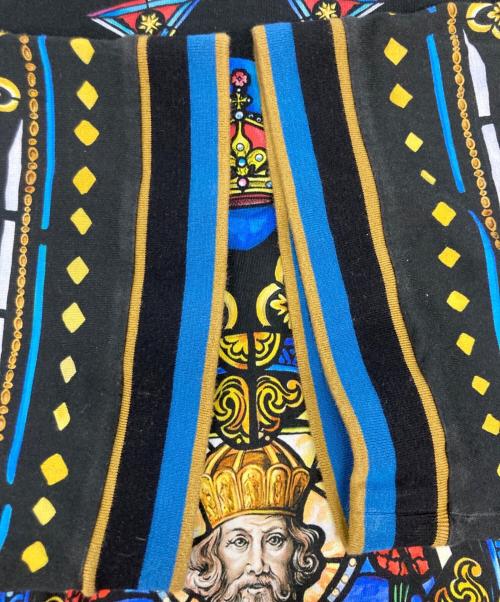 DOLCE & GABBANA（ドルチェ＆ガッバーナ）DOLCE & GABBANA (ドルチェ＆ガッバーナ) Carolvs Magnvs TEE ブラック サイズ:XLの古着・服飾アイテム