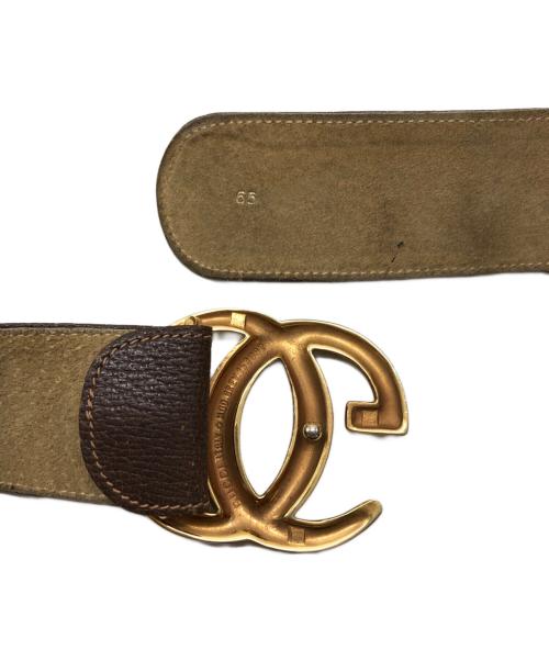 GUCCI（グッチ）GUCCI (グッチ) GGインターロッキングベルト ブラウンの古着・服飾アイテム