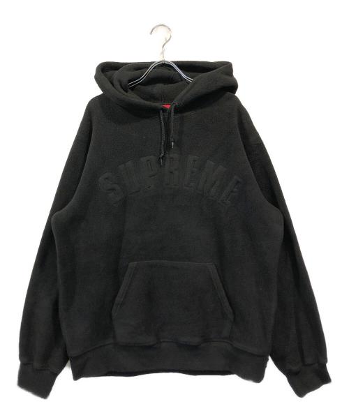 SUPREME（シュプリーム）Supreme (シュプリーム) 18AW Polartec Hooded sweatshirt ブラック サイズ:Mの古着・服飾アイテム