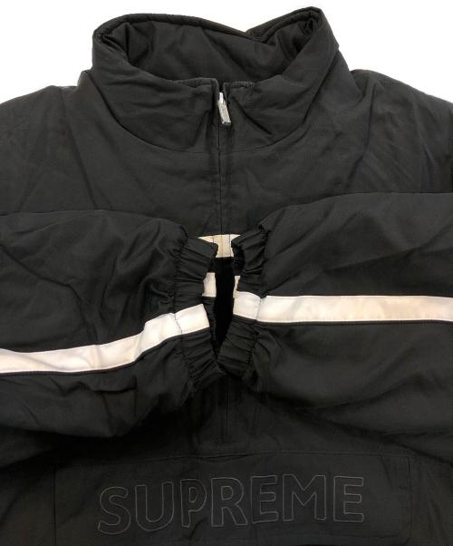 SUPREME（シュプリーム）Supreme (シュプリーム) LACOSTE (ラコステ) Puffy Half Zip Pullover ブラック サイズ:SIZE Mの古着・服飾アイテム