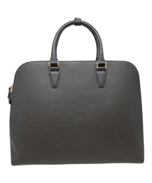 UNITED ARROWS TOKYO（ユナイテッドアローズトウキョウ）UNITED ARROWS TOKYO (ユナイテッドアローズトウキョウ) シボ革ハンドバッグ ブラックの古着・服飾アイテム