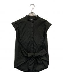 SATORU SASAKI（サトル ササキ）の古着「ノットブラウス」｜ブラック