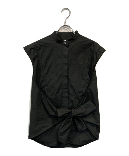 SATORU SASAKI（サトル ササキ）SATORU SASAKI (サトル ササキ) ノットブラウス ブラック サイズ:2の古着・服飾アイテム