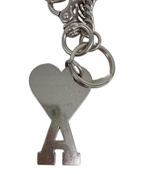 AMIPARIS（アミパリス）AMIPARIS (アミパリス) ウォレットチェーン シルバー×レッドの古着・服飾アイテム