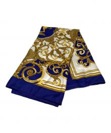 HERMES（エルメス）の古着「カレ90」｜ネイビー×ベージュ