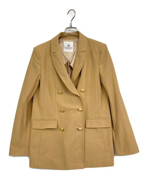 iDea Luce（イデア ルーチェ）IDEA LUCE (イデア ルーチェ) 金釦ジャケット ブラウン サイズ:Fの古着・服飾アイテム