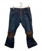 NEMETHネメス）の古着「パッチワークデニムパンツ」｜インディゴ