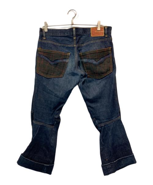 NEMETH（ネメス）Nemeth (ネメス) パッチワークデニムパンツ インディゴ サイズ:Lの古着・服飾アイテム
