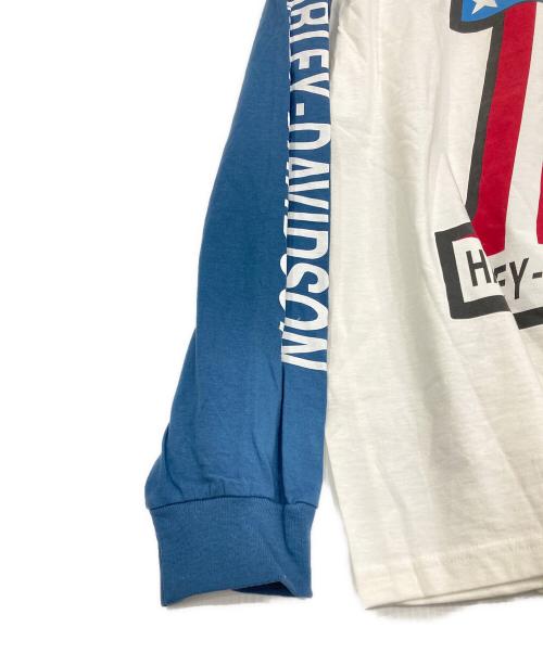 HARLEY-DAVIDSON（ハーレーダビッドソン）HARLEY-DAVIDSON (ハーレーダビッドソン) ロングスリーブTシャツ ホワイト サイズ:L 未使用品の古着・服飾アイテム