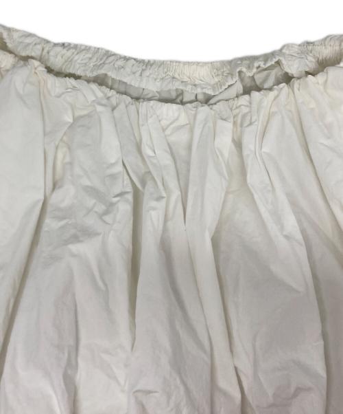 Noble（ノーブル）Noble (ノーブル) タイプライターオフショルバルーンブラウス ホワイト サイズ:-の古着・服飾アイテム