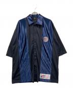 Paris Saint-Germainパリサンジェルマン）の古着「JP Mesh Short Sleeve Shirt」｜ネイビー