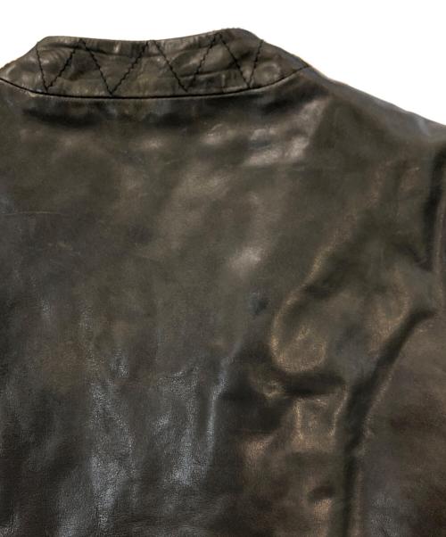 GOLDEN GOOSE（ゴールデングース）GOLDEN GOOSE (ゴールデングース) レザージャケット ブラック サイズ:Mの古着・服飾アイテム