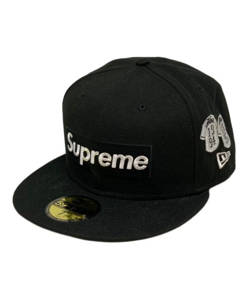 SUPREME（シュプリーム）Supreme (シュプリーム) New Era (ニューエラ) ジャージーズ ボックスロゴ キャップ ブラック サイズ:7 2/1の古着・服飾アイテム