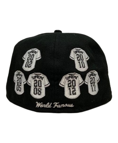 SUPREME（シュプリーム）Supreme (シュプリーム) New Era (ニューエラ) ジャージーズ ボックスロゴ キャップ ブラック サイズ:7 2/1の古着・服飾アイテム