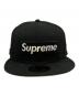 Supreme (シュプリーム) New Era (ニューエラ) ジャージーズ ボックスロゴ キャップ ブラック サイズ:7 2/1：12000円