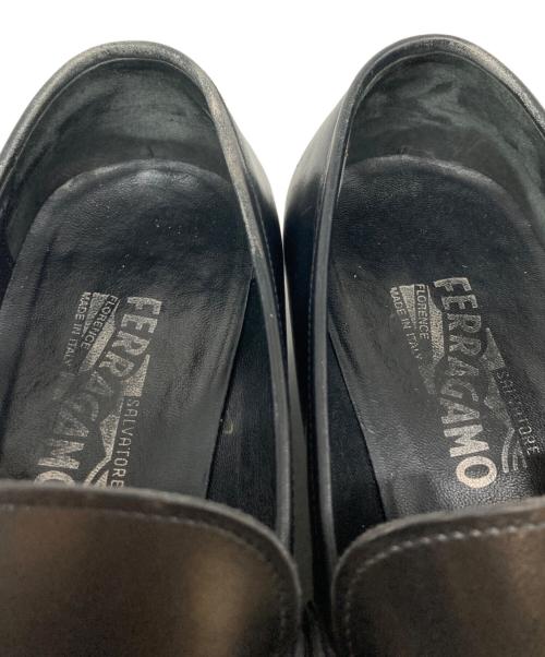 Salvatore Ferragamo（サルヴァトーレ フェラガモ）Salvatore Ferragamo (サルヴァトーレ フェラガモ) ガンチーニローファー ブラック サイズ:SIZE 9の古着・服飾アイテム