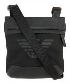 EMPORIO ARMANIエンポリオアルマーニ）の古着「ロゴ クロスボディバッグ」｜ブラック