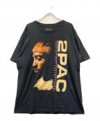 2PAC2パック）の古着「プリントTシャツ」｜ブラック