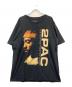 2PAC（2パック）の古着「プリントTシャツ」｜ブラック