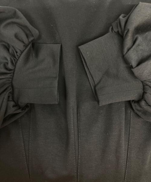 SATORU SASAKI（サトル ササキ）SATORU SASAKI (サトル ササキ) TUCKED ＆ DART DRESSワンピース ブラック サイズ:1の古着・服飾アイテム