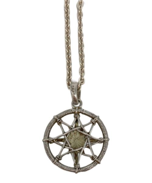 saad（サード）SAAD (サード) ドリームキャッチャーネックレス シルバーの古着・服飾アイテム