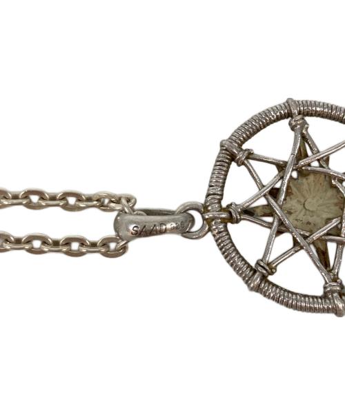 saad（サード）SAAD (サード) ドリームキャッチャーネックレス シルバーの古着・服飾アイテム