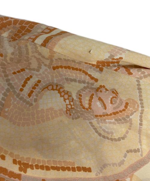 FENDI（フェンディ）FENDI (フェンディ) オールドシルク混プリントシャツブラウス ピンク×ベージュ サイズ:38の古着・服飾アイテム