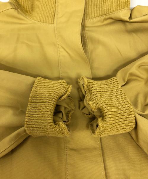 IM ISSEY MIYAKE（アイエムイッセイミヤケ）IM issey miyake (アイエムイッセイミヤケ) スタンドカラーコート イエロー サイズ:MLの古着・服飾アイテム