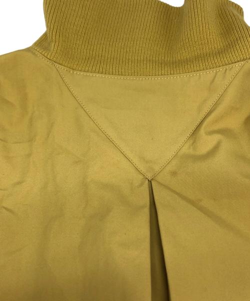 IM ISSEY MIYAKE（アイエムイッセイミヤケ）IM issey miyake (アイエムイッセイミヤケ) スタンドカラーコート イエロー サイズ:MLの古着・服飾アイテム
