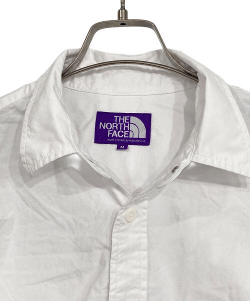THE NORTHFACE PURPLELABEL（ザ・ノースフェイス パープルレーベル）THE NORTHFACE PURPLELABEL (ザ・ノースフェイス パープルレーベル) Regular Collar Field Shirt ホワイト サイズ:Mの古着・服飾アイテム