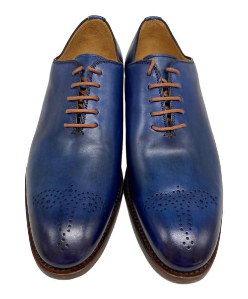 berwick（バーウィック）berwick (バーウィック) ホールカットメダリオンシューズ ブルー サイズ:6　2/1の古着・服飾アイテム