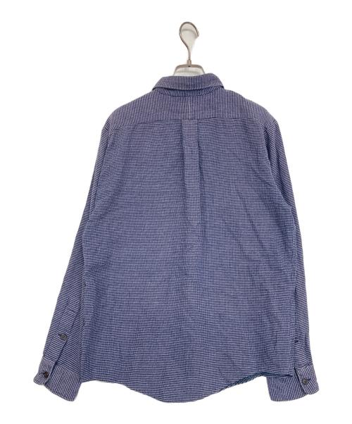 POLO RALPH LAUREN（ポロ・ラルフローレン）POLO RALPH LAUREN (ポロ・ラルフローレン) 【古着】ハウンドトゥースシャツ ネイビー サイズ:Lの古着・服飾アイテム