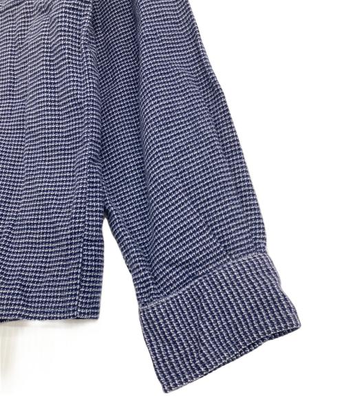 POLO RALPH LAUREN（ポロ・ラルフローレン）POLO RALPH LAUREN (ポロ・ラルフローレン) 【古着】ハウンドトゥースシャツ ネイビー サイズ:Lの古着・服飾アイテム