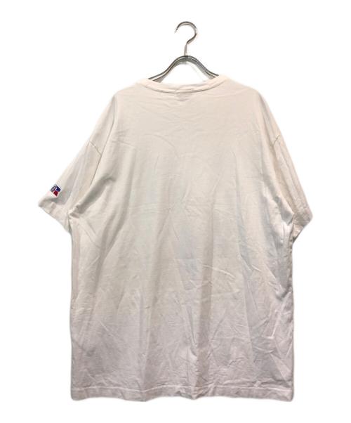 KITH（キス）KITH (キス) RUSSELL ATHLETIC (ラッセルアスレチック) Queens CollegeプリントＴシャツ ホワイト サイズ:Lの古着・服飾アイテム