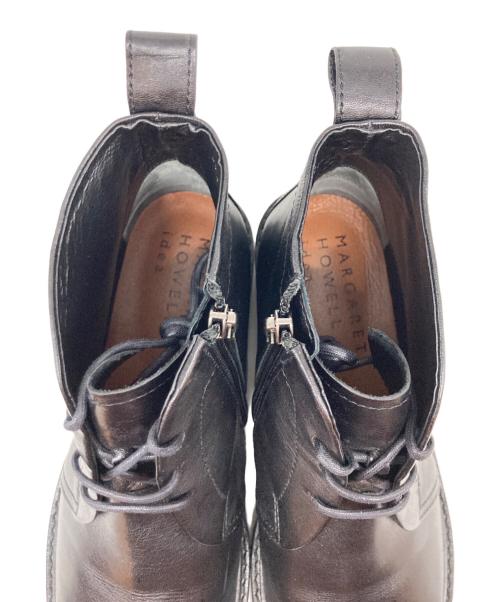 MARGARET HOWELL idea（マーガレット ハウエル アイディア）MARGARET HOWELL idea (マーガレット ハウエル アイディア) タンクソールチャッカブーツ ブラック サイズ:24の古着・服飾アイテム