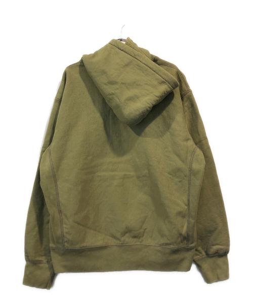 SUPREME（シュプリーム）Supreme (シュプリーム) Cross Box Logo Hooded Sweatshirt グリーン サイズ:Sの古着・服飾アイテム
