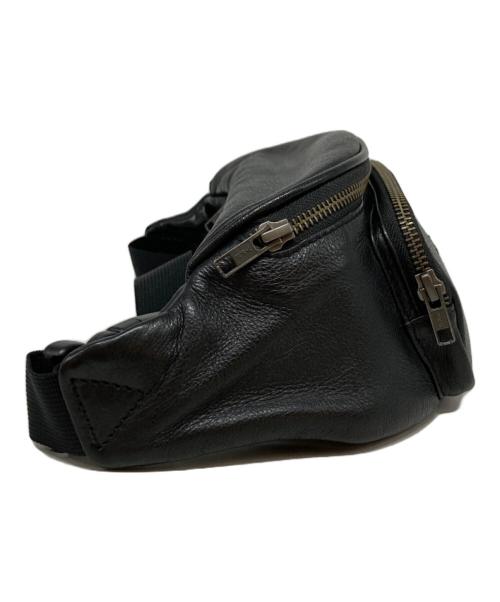 SUPREME（シュプリーム）Supreme (シュプリーム) 17SS Leather West Bag ブラックの古着・服飾アイテム
