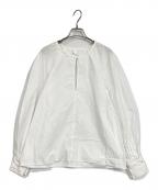 merlette×TOMORROW LANDマーレット×トゥモローランド）の古着「ボリュームスリーブブラウス」｜ホワイト